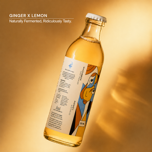 Lavia Sparkling Kombucha - Ginger x Lemon